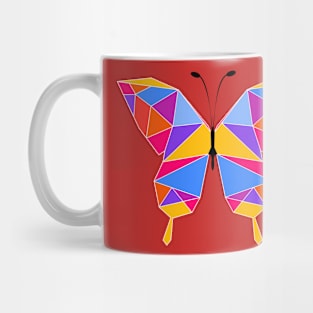 Colorful Geometric Monarch Butterfly Mug